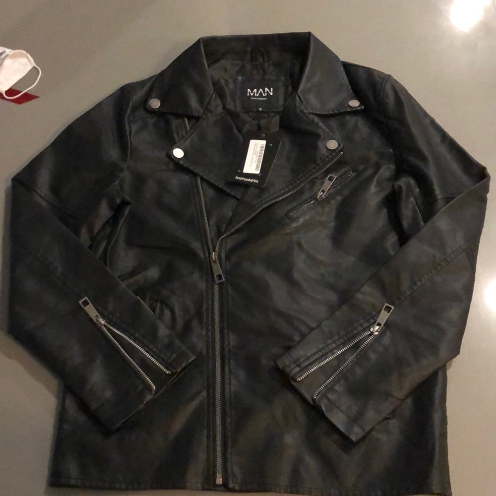 Brand NEW with tags Leather Jacket